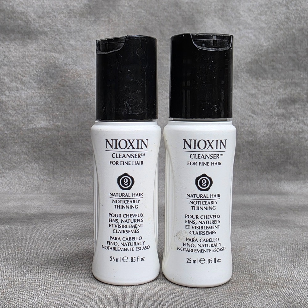 (X2) Nioxin #2 Cleanser Natural Hair .85 oz Travel Size